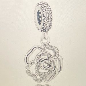Pandora Shimmering Rose Dangle